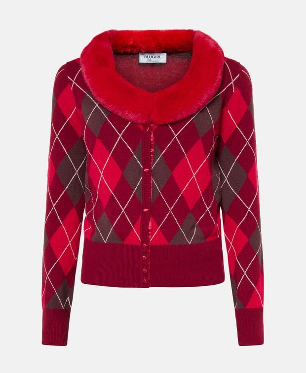 Blumarine 울 혼합 가디건