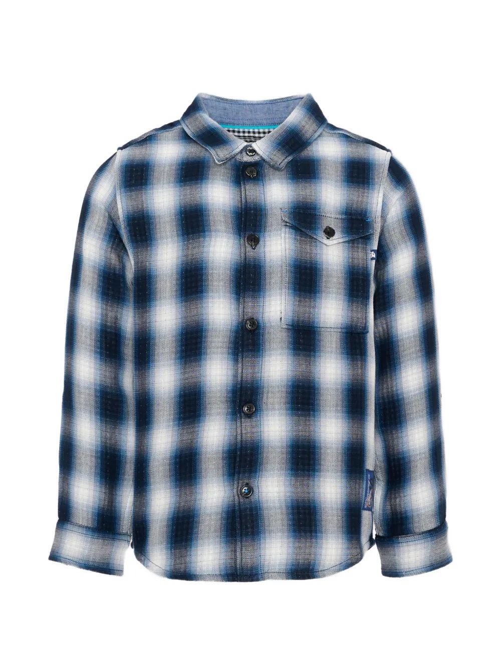 Scotch & Soda Kids 체크 패턴 롱슬리브 셔츠