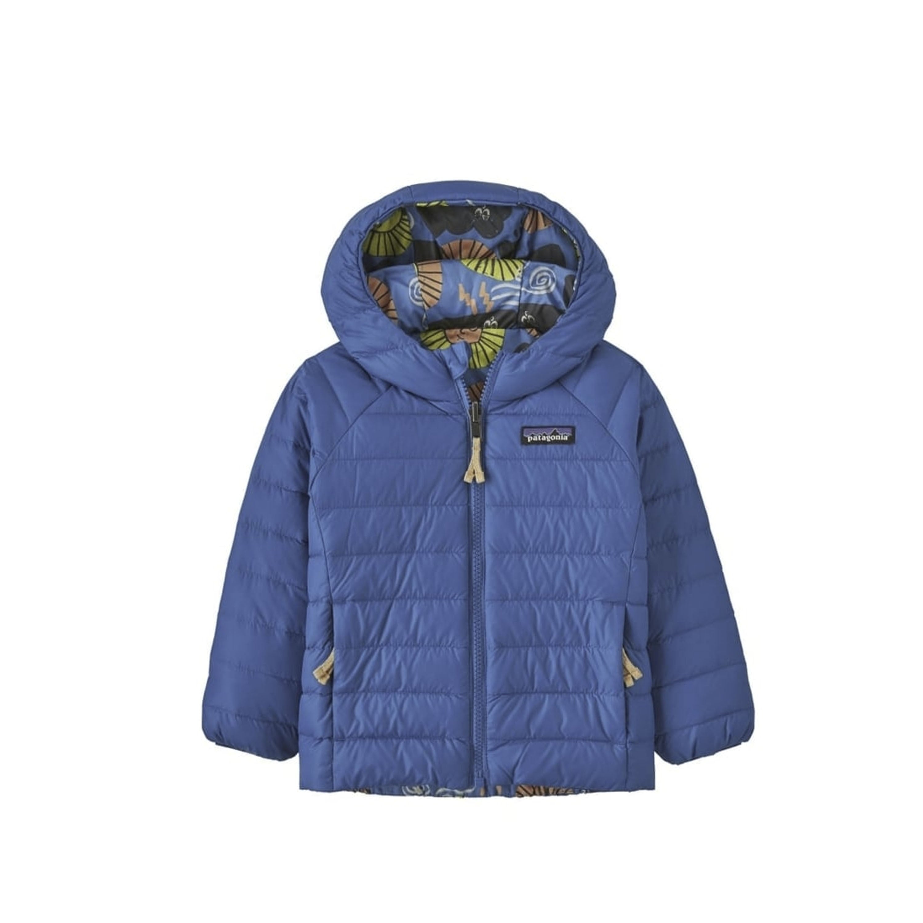 Patagonia Kids 베이비 파타고니아 리버서블 다운 스웨터 후디