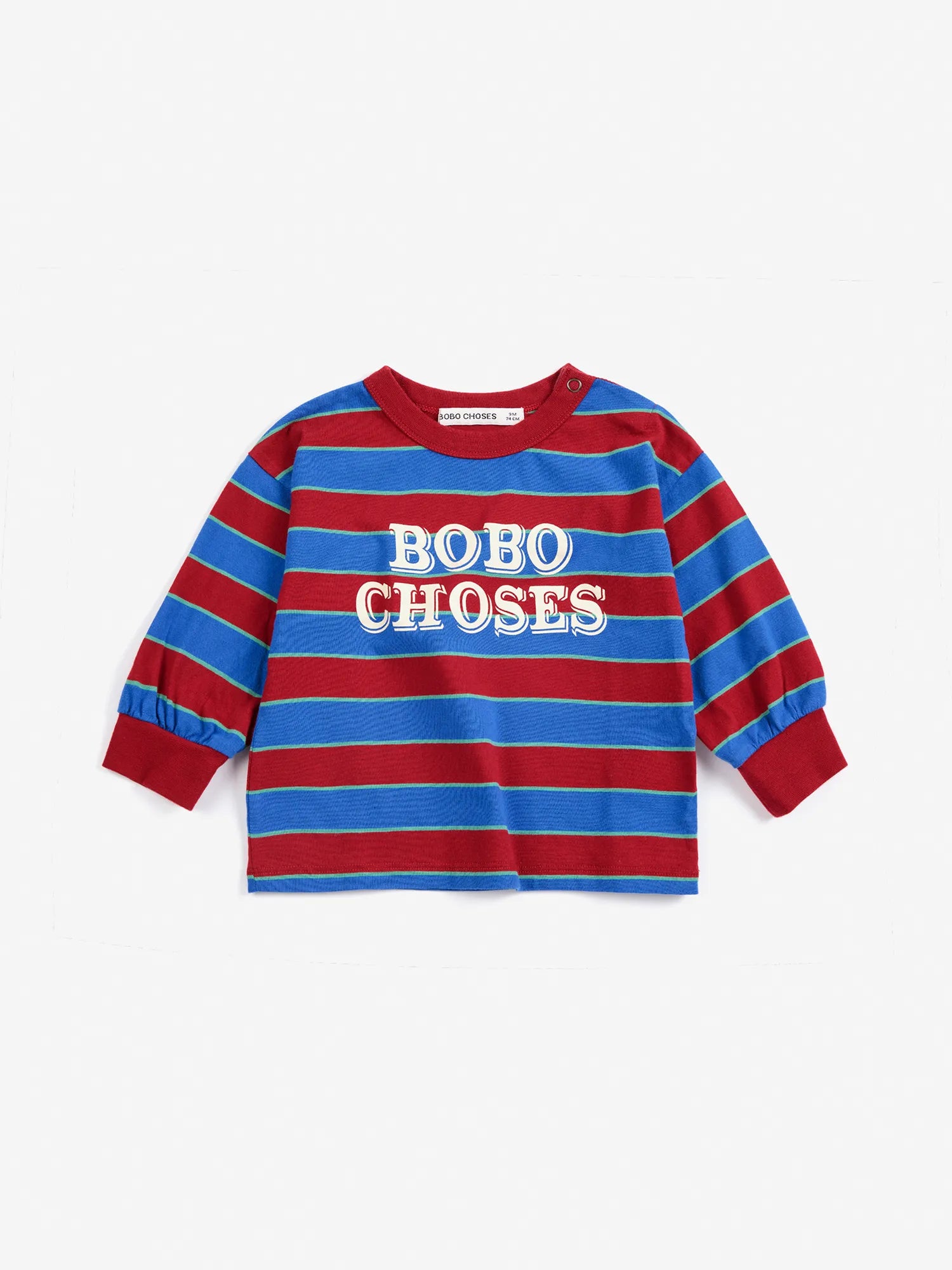 Bobo Choses 엠보스드 줄무늬 티셔츠