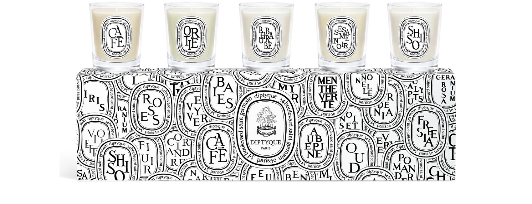 DIPTYQUE 미니어처 캔들 세트 5 x 35 g