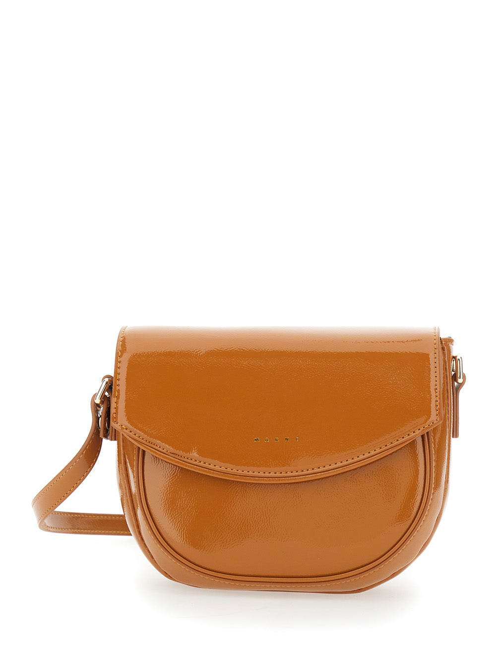 Marni Kids 미니 스마일 패브릭 숄더 핸드백