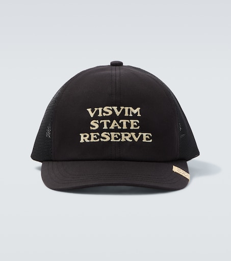 Visvim 로고 코튼 야구 모자