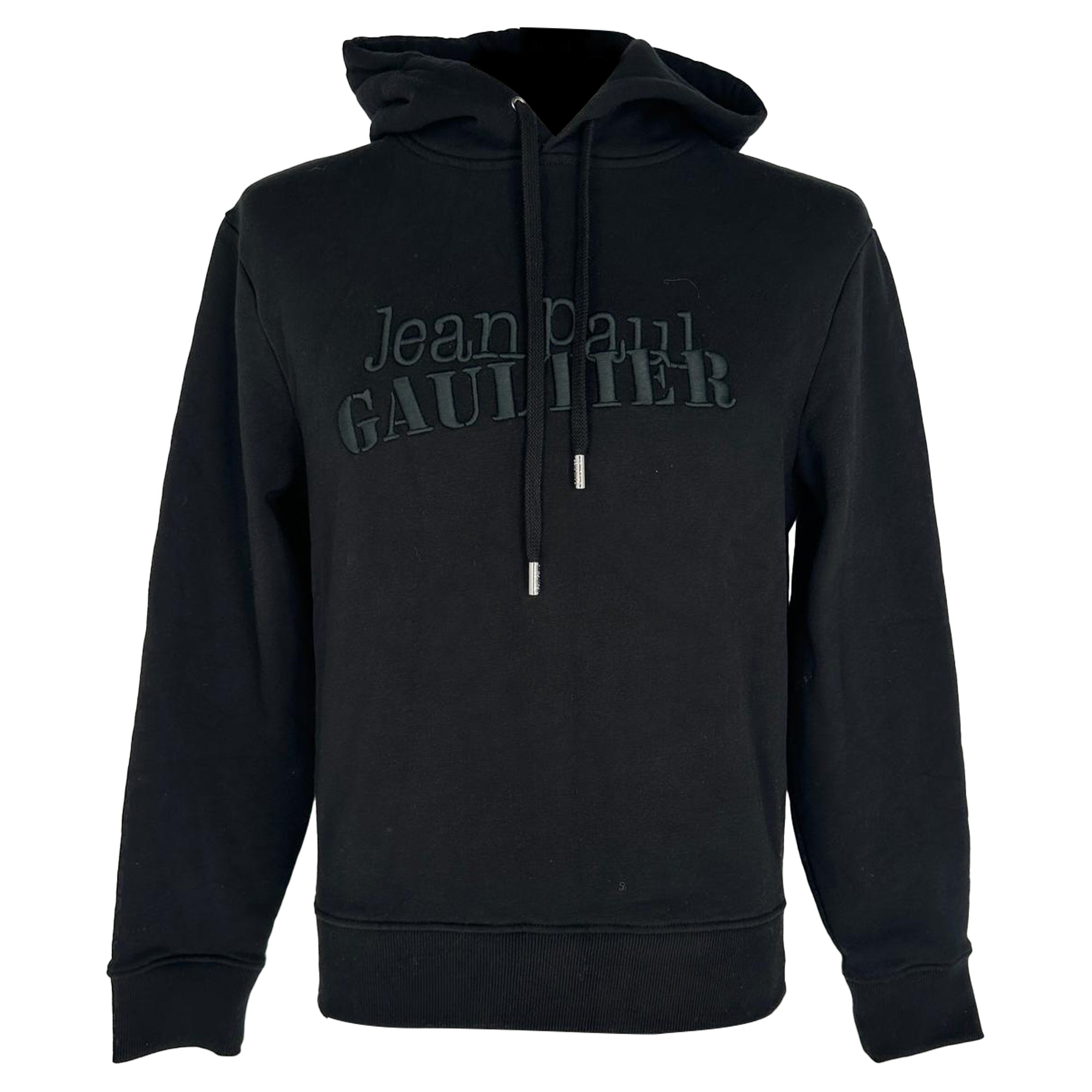 JEAN PAUL GAULTIER 로고 자수 후드티