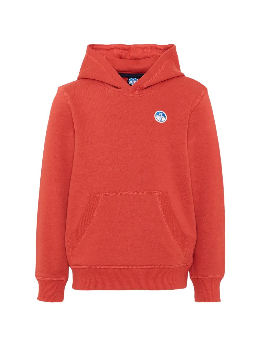 North Sails Kids 로고 패치 포켓 후드티