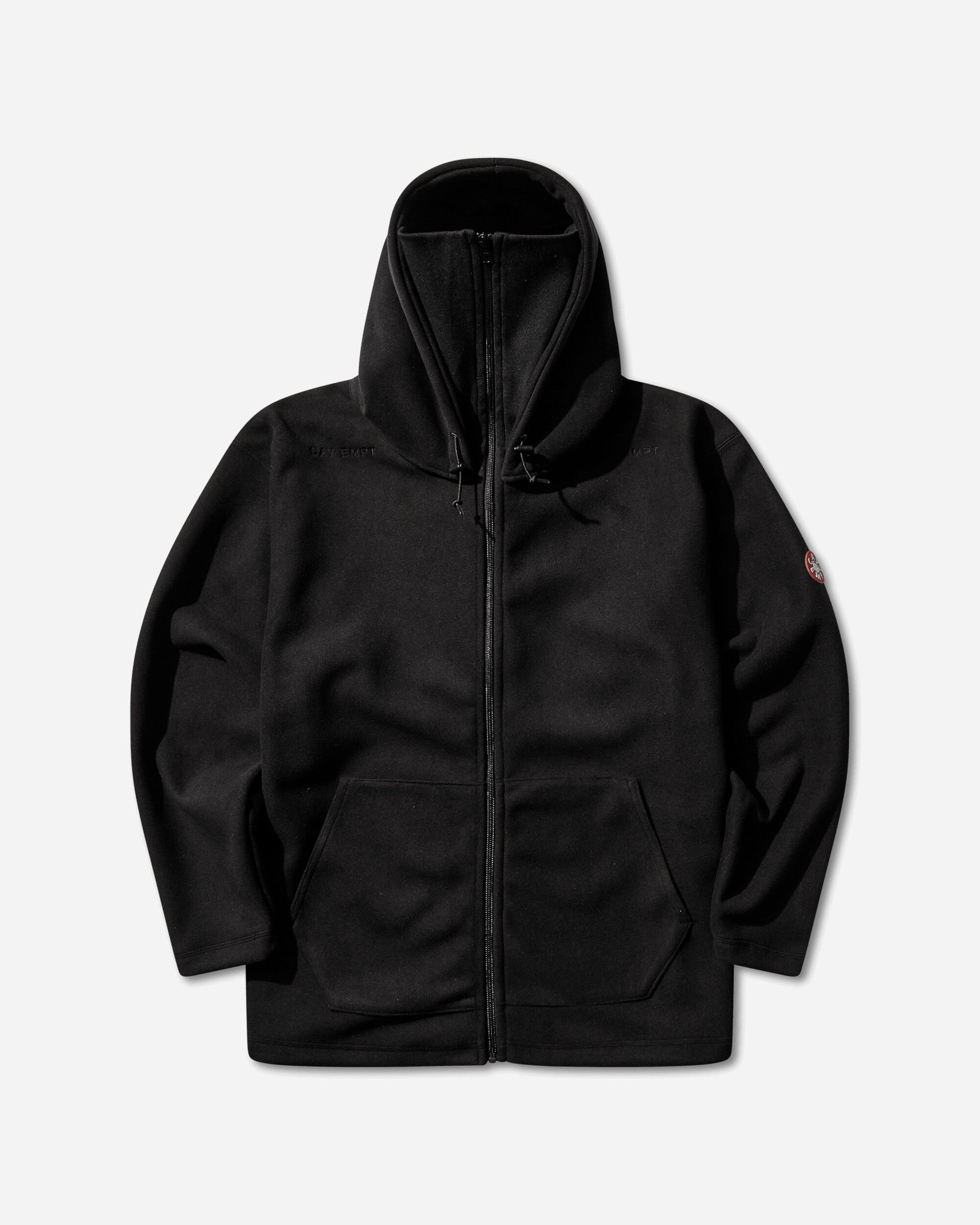 CAV EMPT 남성 후드 부착 집업 플리스 자켓