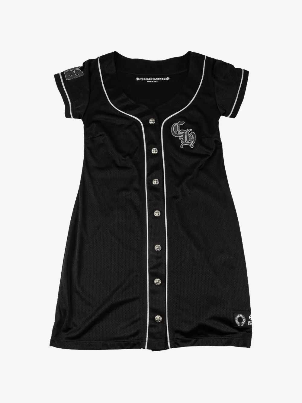 CHROME HEARTS 메쉬 로고 프린트 셔츠