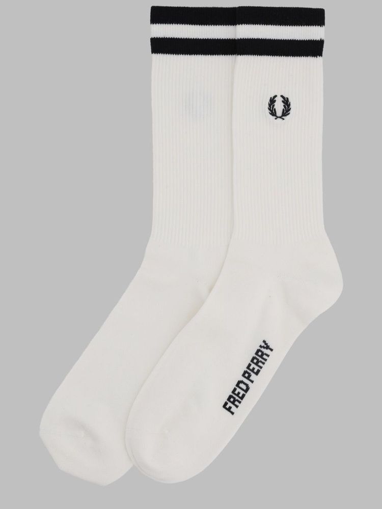 Fred Perry 로고 스트라이프 양말