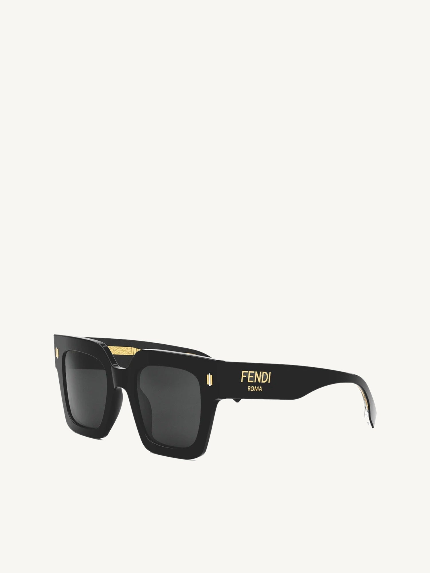 FENDI 펜디 FE40101F 5201A D프레임 아세테이트 선글라스 베이지 골드