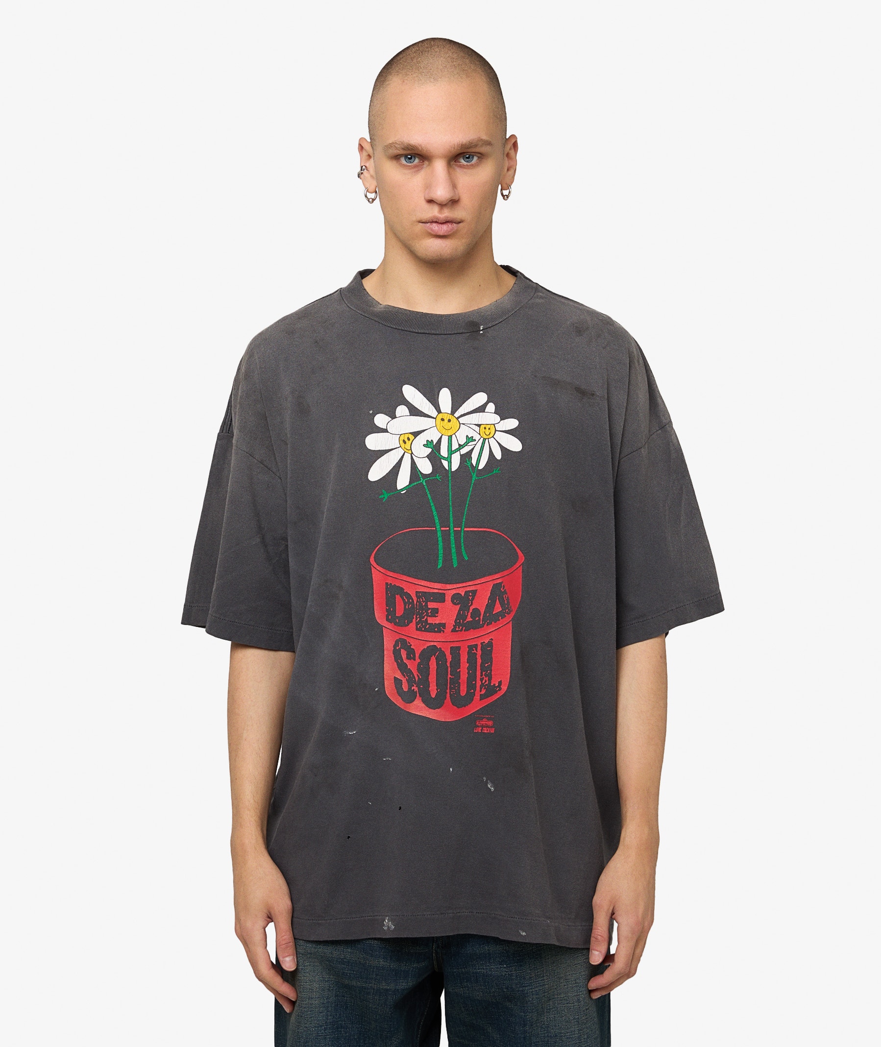 デラソウルTシャツチャコール | Saint Michael | FETCHING