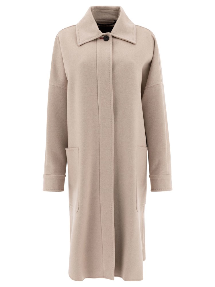 MAX MARA ATELIER 버튼 디테일 오버사이즈 코트