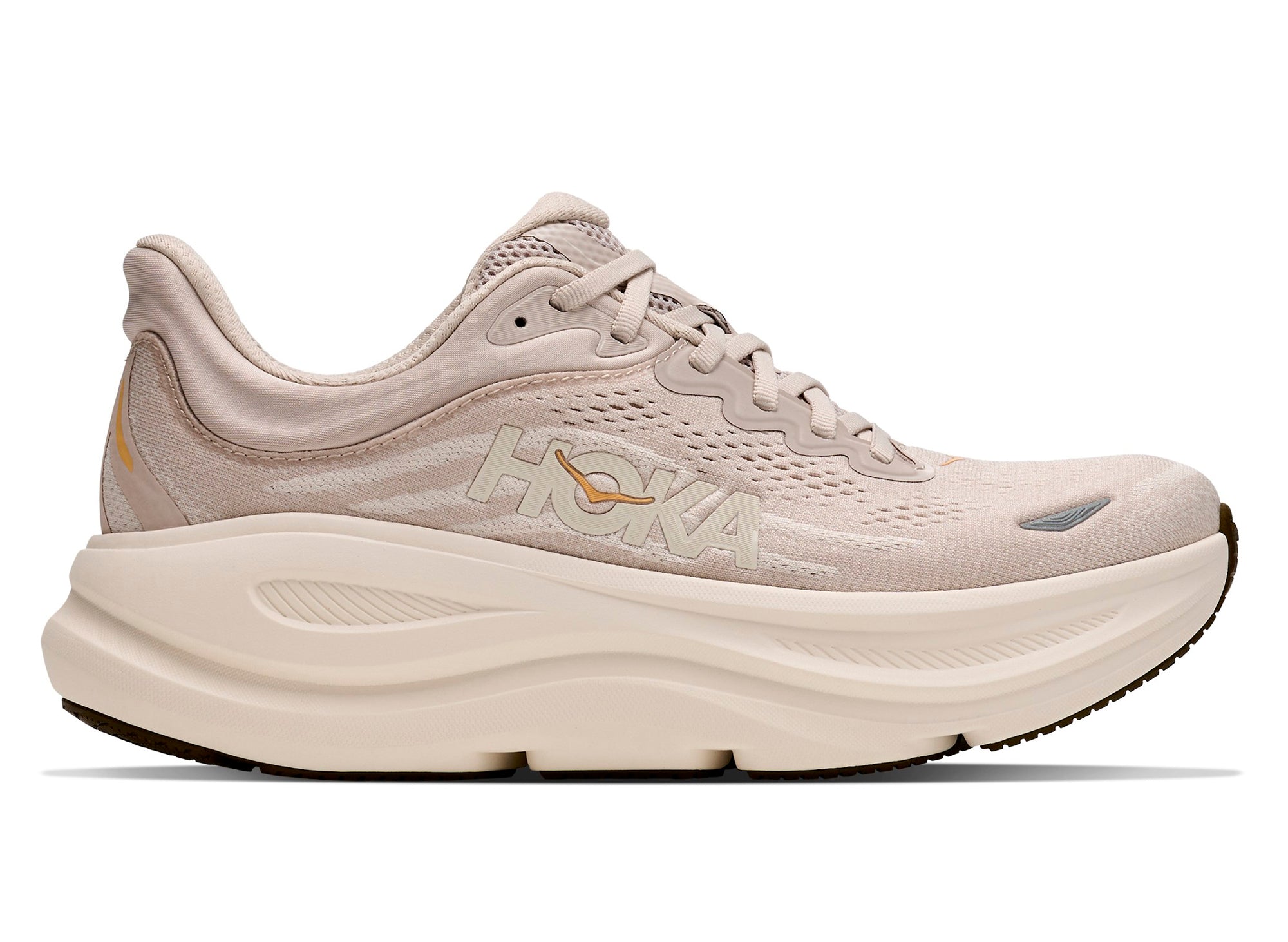 Hoka One One 여성 본디 9 리버 록 그레이 / 알라바스터