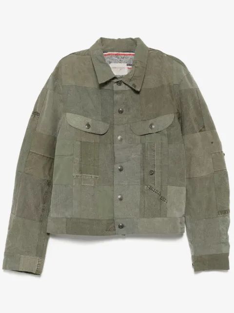 GREG LAUREN 아미 스크랩워크 트러커 자켓