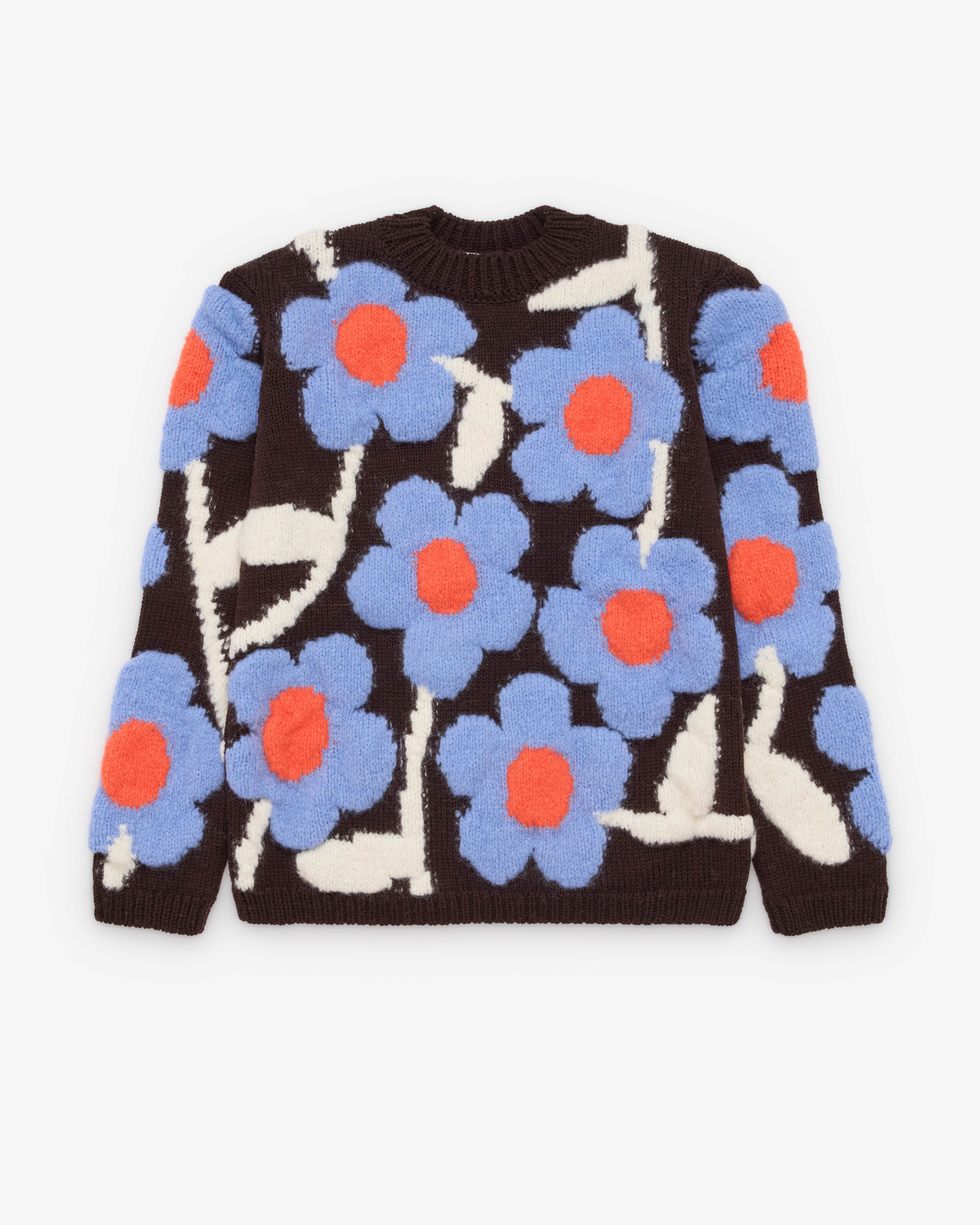 Walter Van Beirendonck 남성 플라워 파워 니트