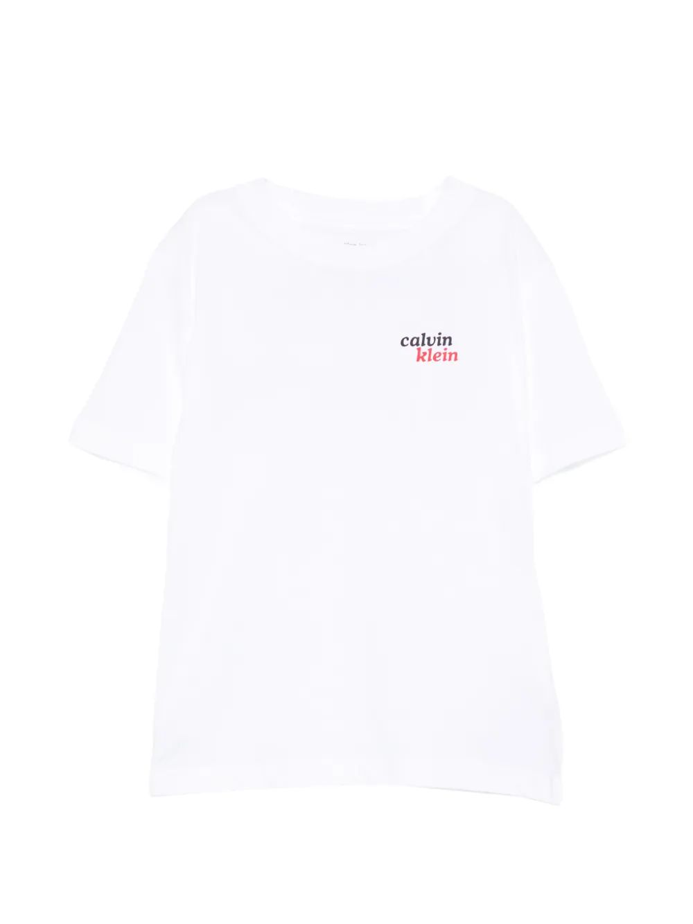 Calvin Klein Kids 로고 프린트 티셔츠