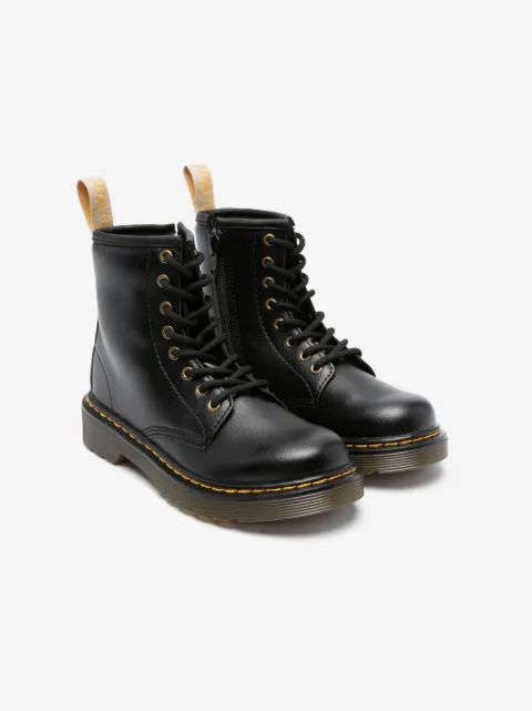 Dr.Martens kids 1460 스무스 그레인 가죽 부츠