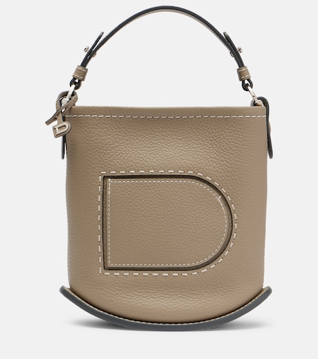 Delvaux 핀 수르피크 미니 가죽 숄더 백