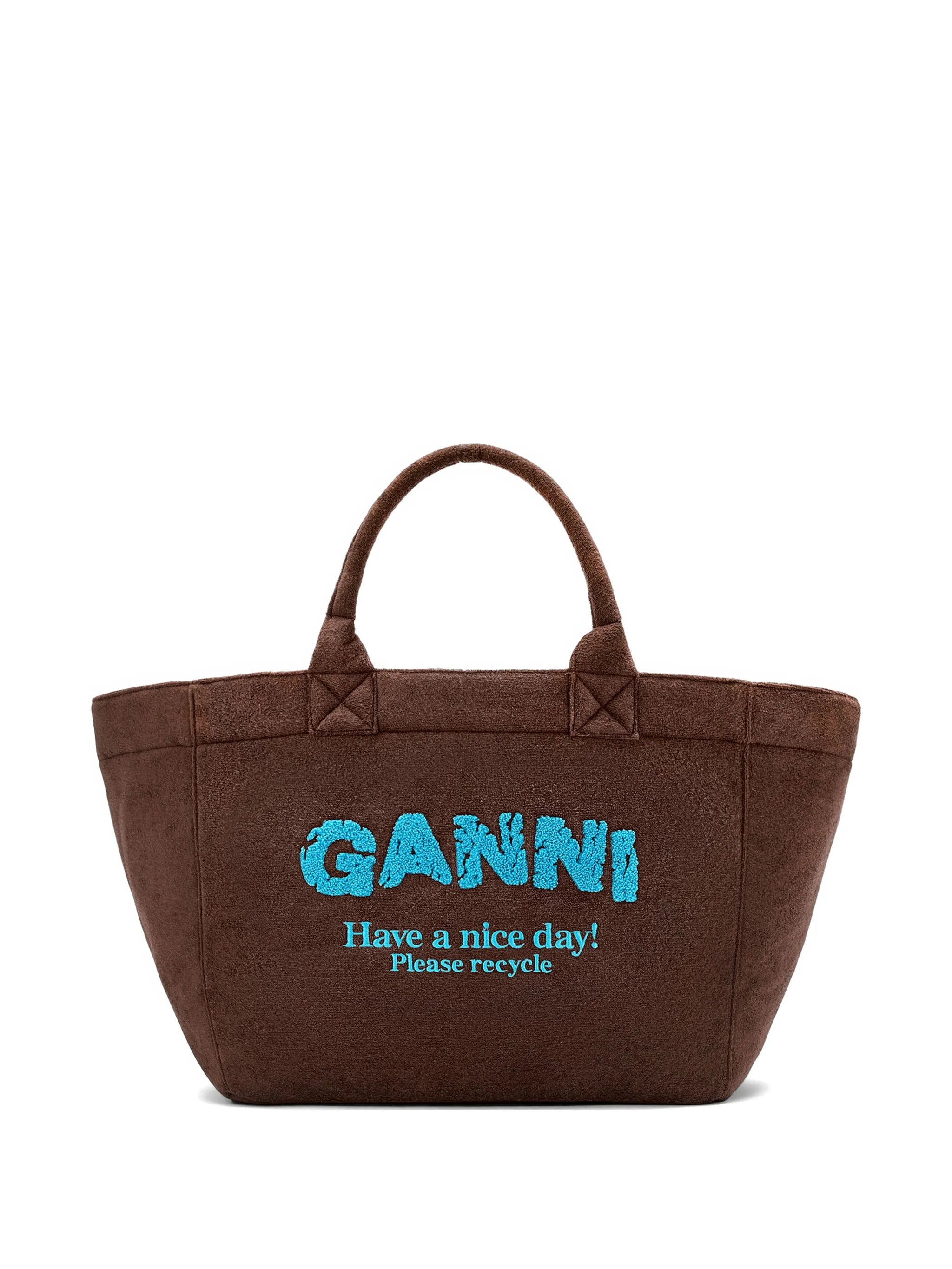 GANNI 리버시블 토트 XXL