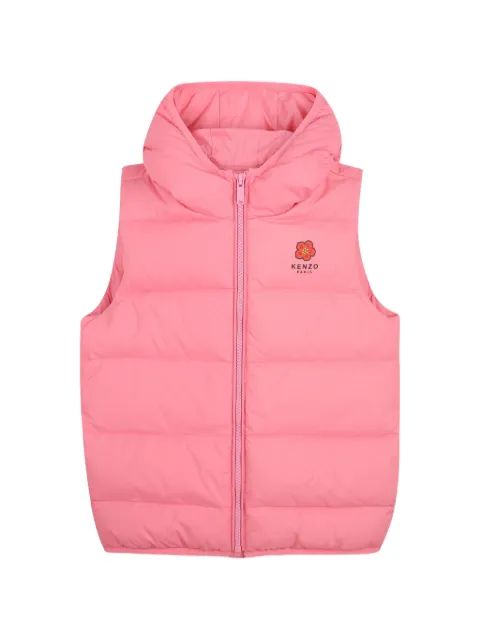 Kenzo Kids 보케 플라워 패딩 조끼