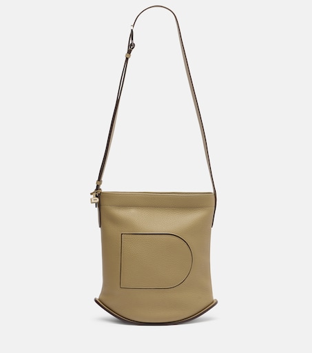 Delvaux 핀 데일리 미디엄 가죽 토트백