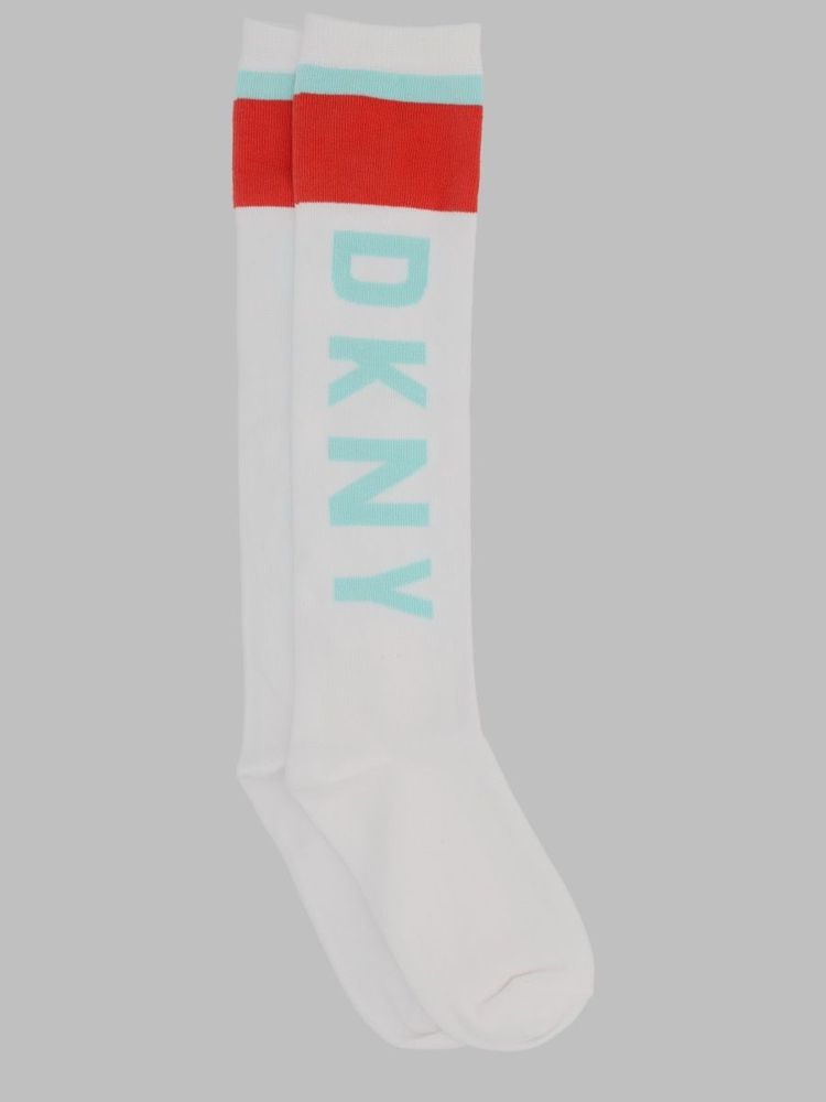 Dkny Kids 로고 니하이 양말