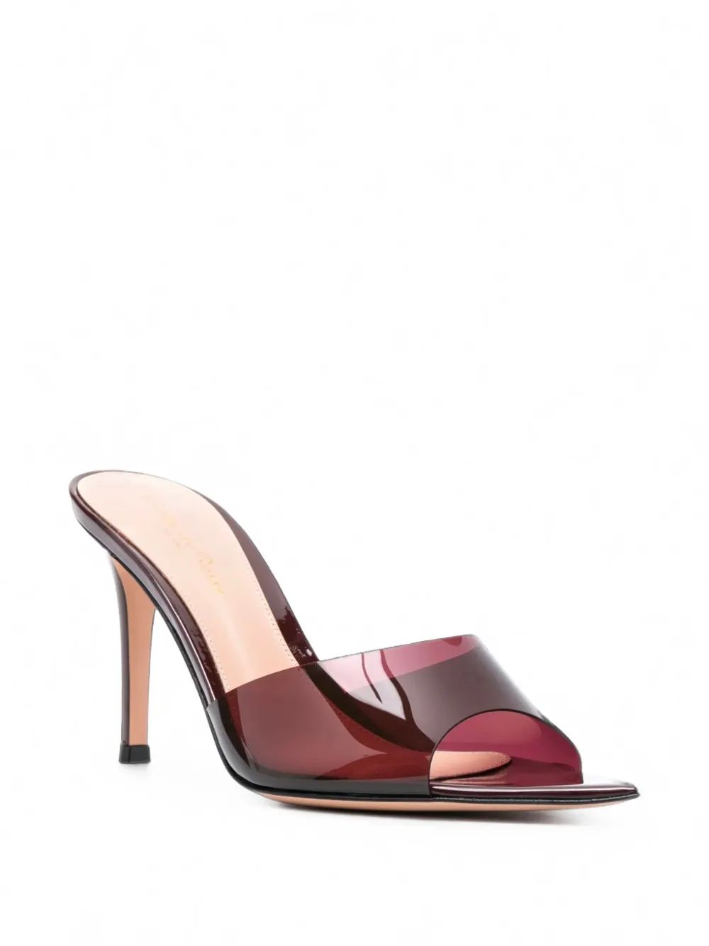 GIANVITO ROSSI 엘 패턴 레더 샌들