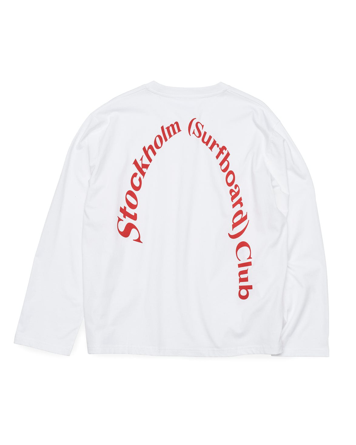 Stockholm (Surfboard) Club 그렉 백 로고 롱 슬리브 화이트