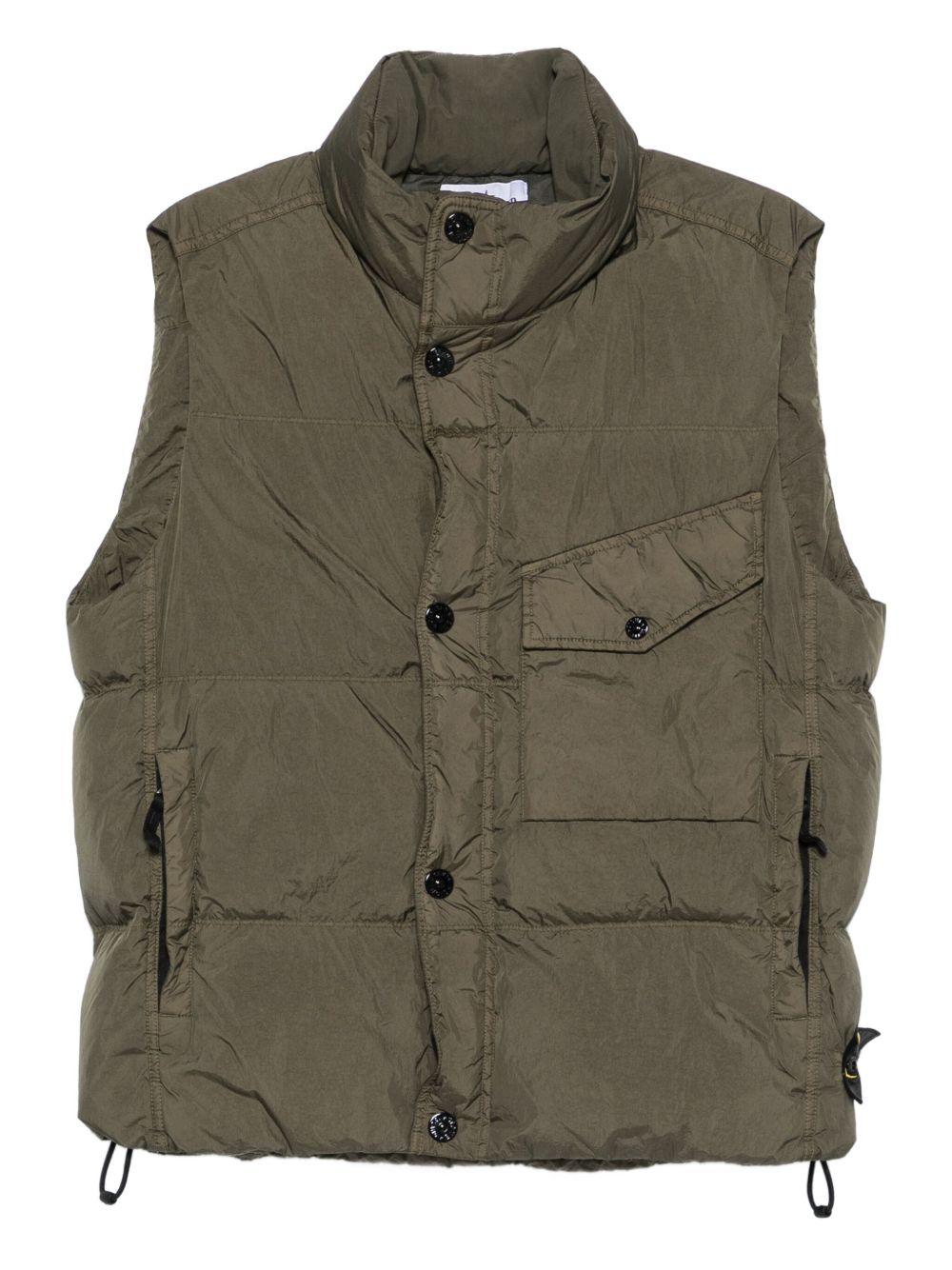 STONE ISLAND 크링클 랩스 NY 리사이클 나일론 베스트