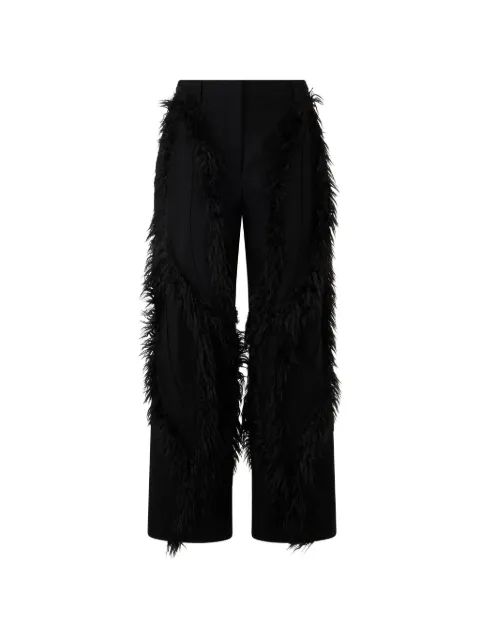 ALBERTA FERRETTI 프레이드 디테일 와이드 팬츠