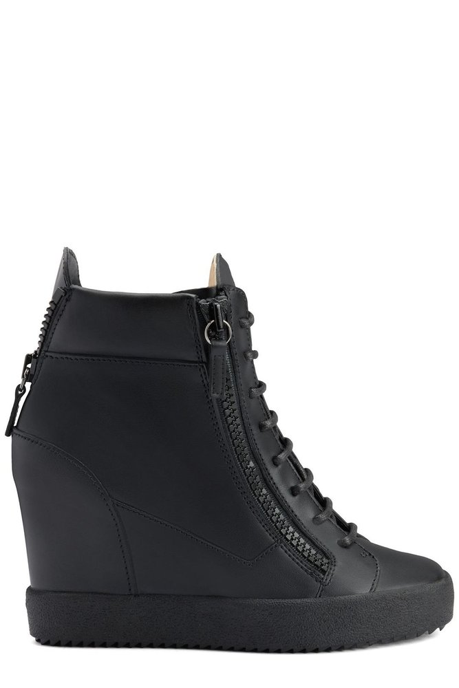 Giuseppe Zanotti 애디 웨지 스니커즈