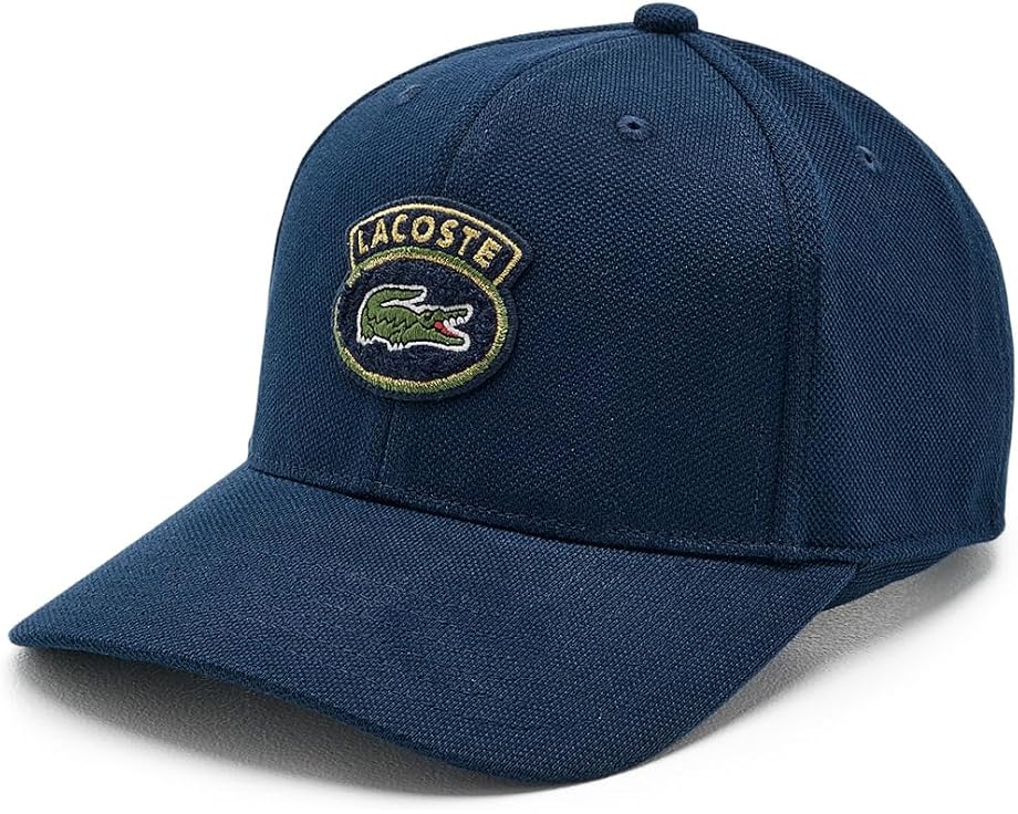 Lacoste Kids 엠블럼 패치 캡