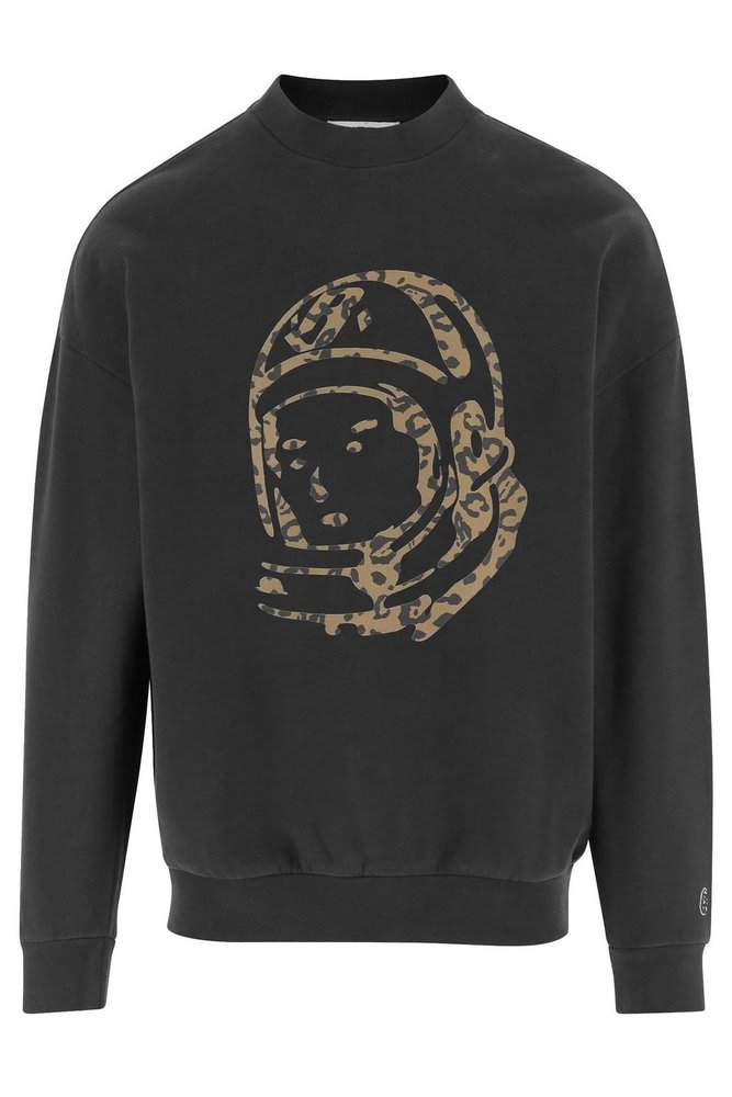 BILLIONAIRE BOYS CLUB 레오파드 카모 아스트로 크루넥 스웨트셔츠