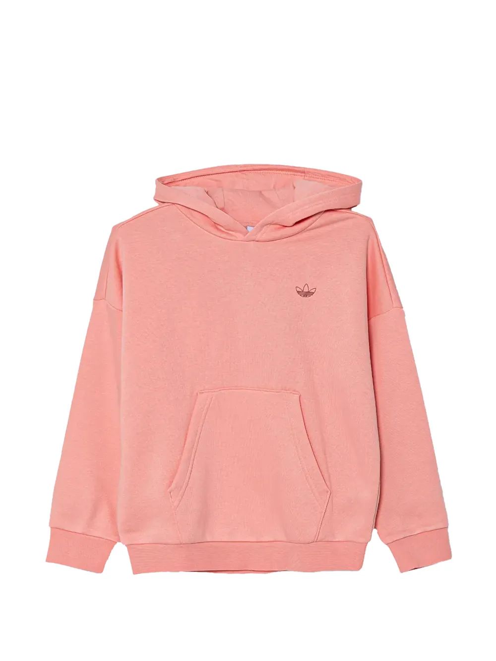 Adidas Kids 로고 자수 트레포일 후드