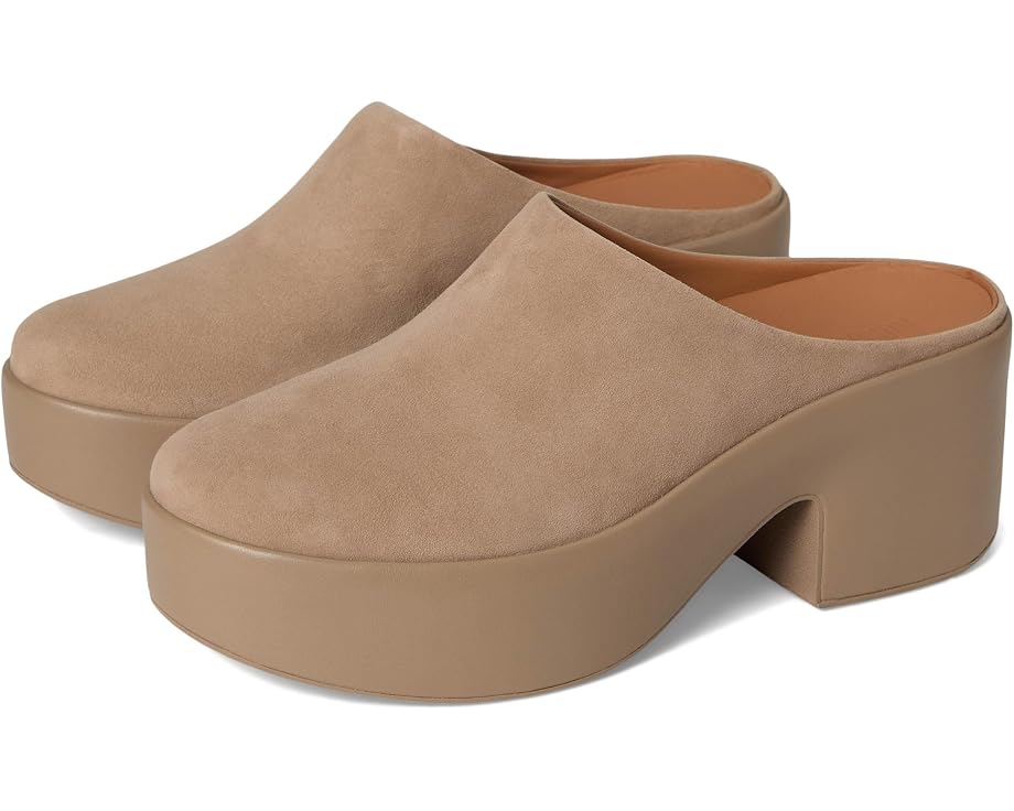 FITFLOP 플랫폼 스웨이드 힐 뮬