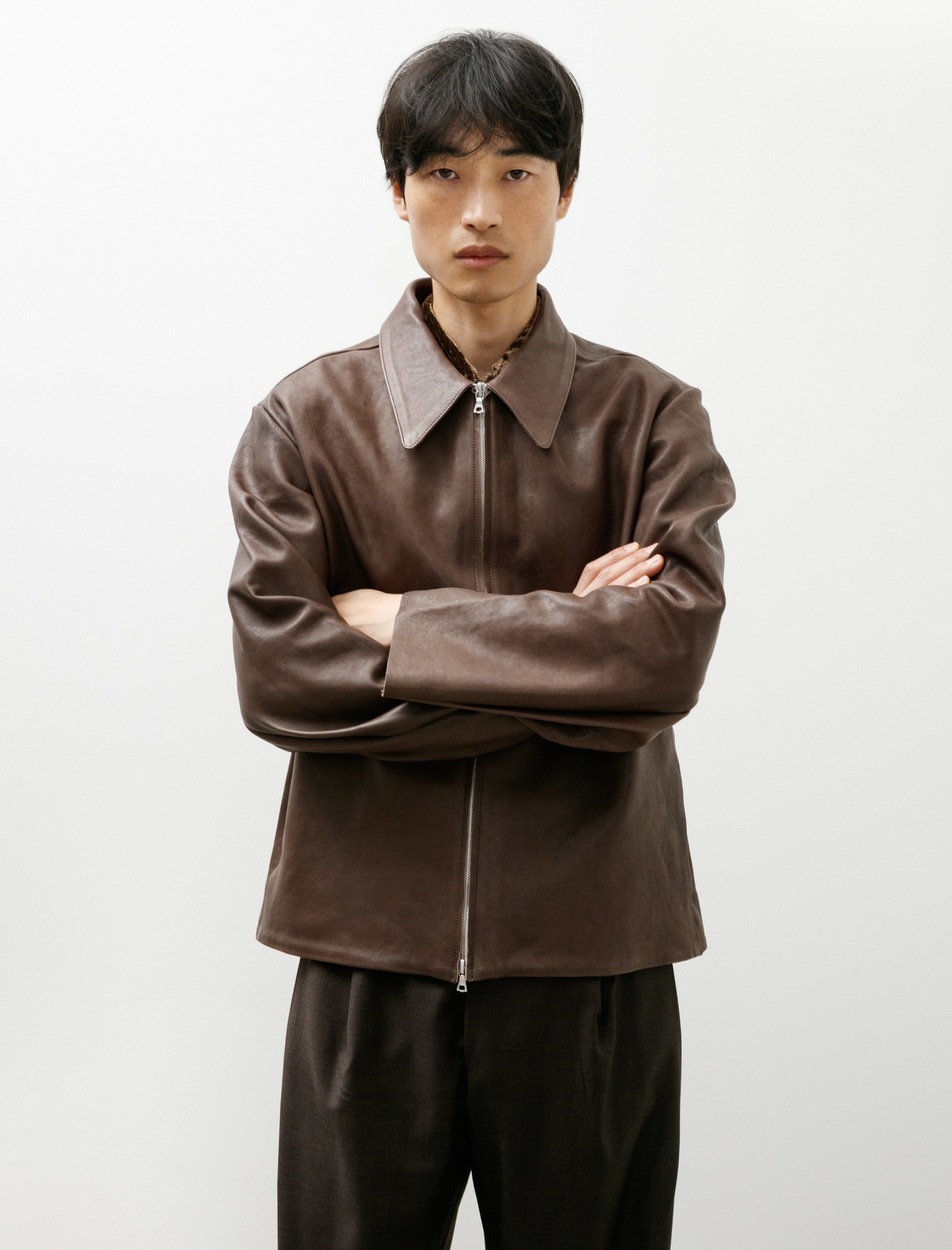 Gabriela Coll Garments No.285 가죽 포켓 자켓