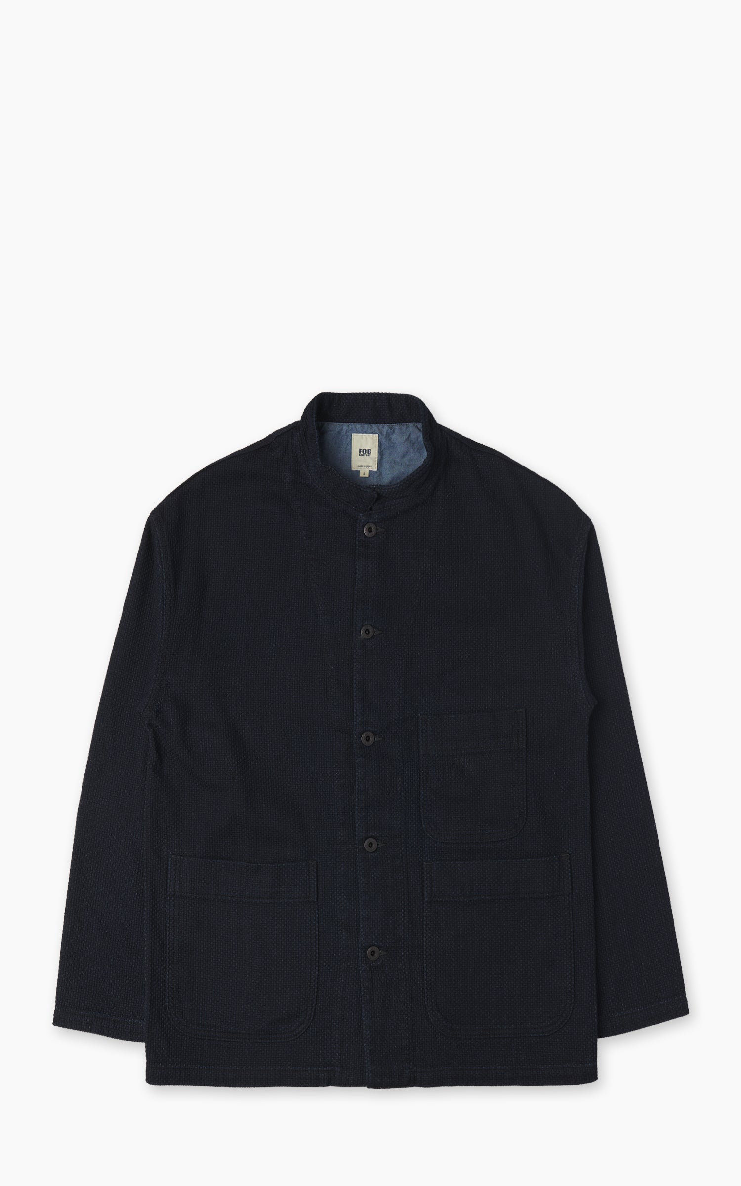 FOB FACTORY F2468 인디고 사시코 자켓