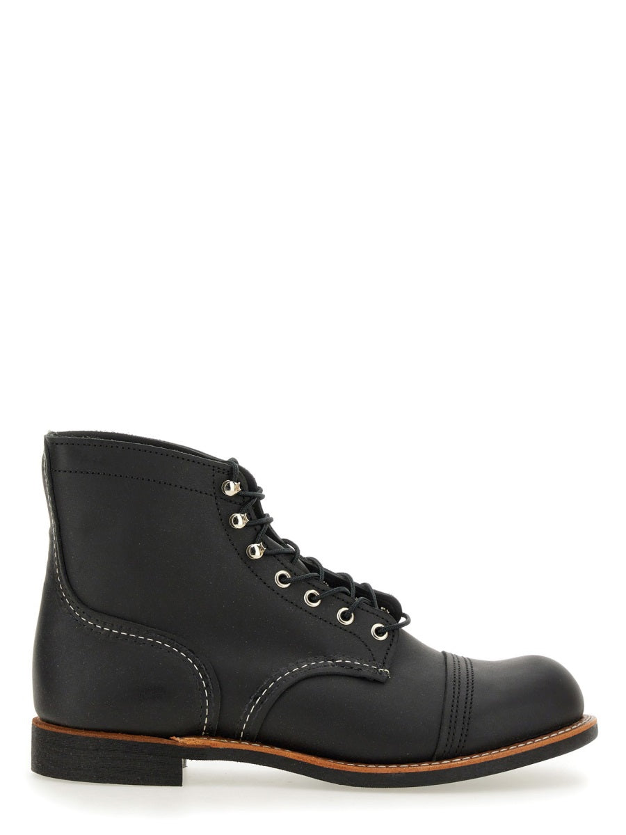 RED WING 아이언 레인저 하이탑 가죽 부츠