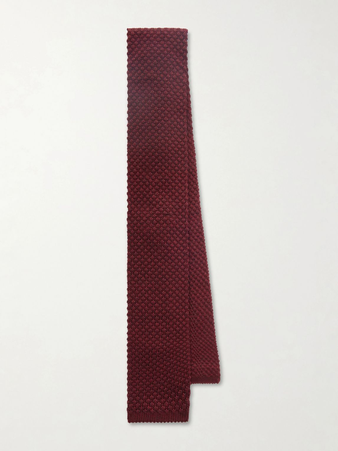 MISSONI 6cm 크로셰 니트 면 실크 혼합 넥타이
