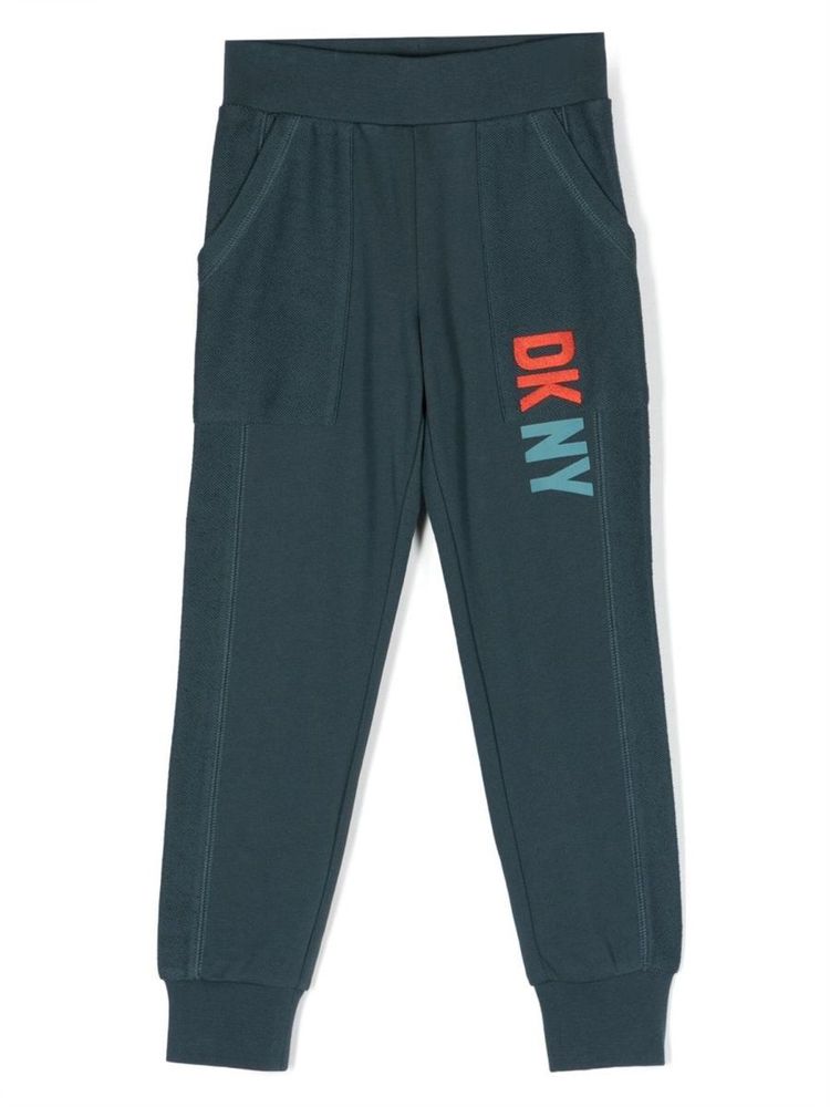 Dkny Kids 로고 커프드 조거 팬츠