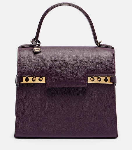 Delvaux 템페트 미디엄 가죽 토트백