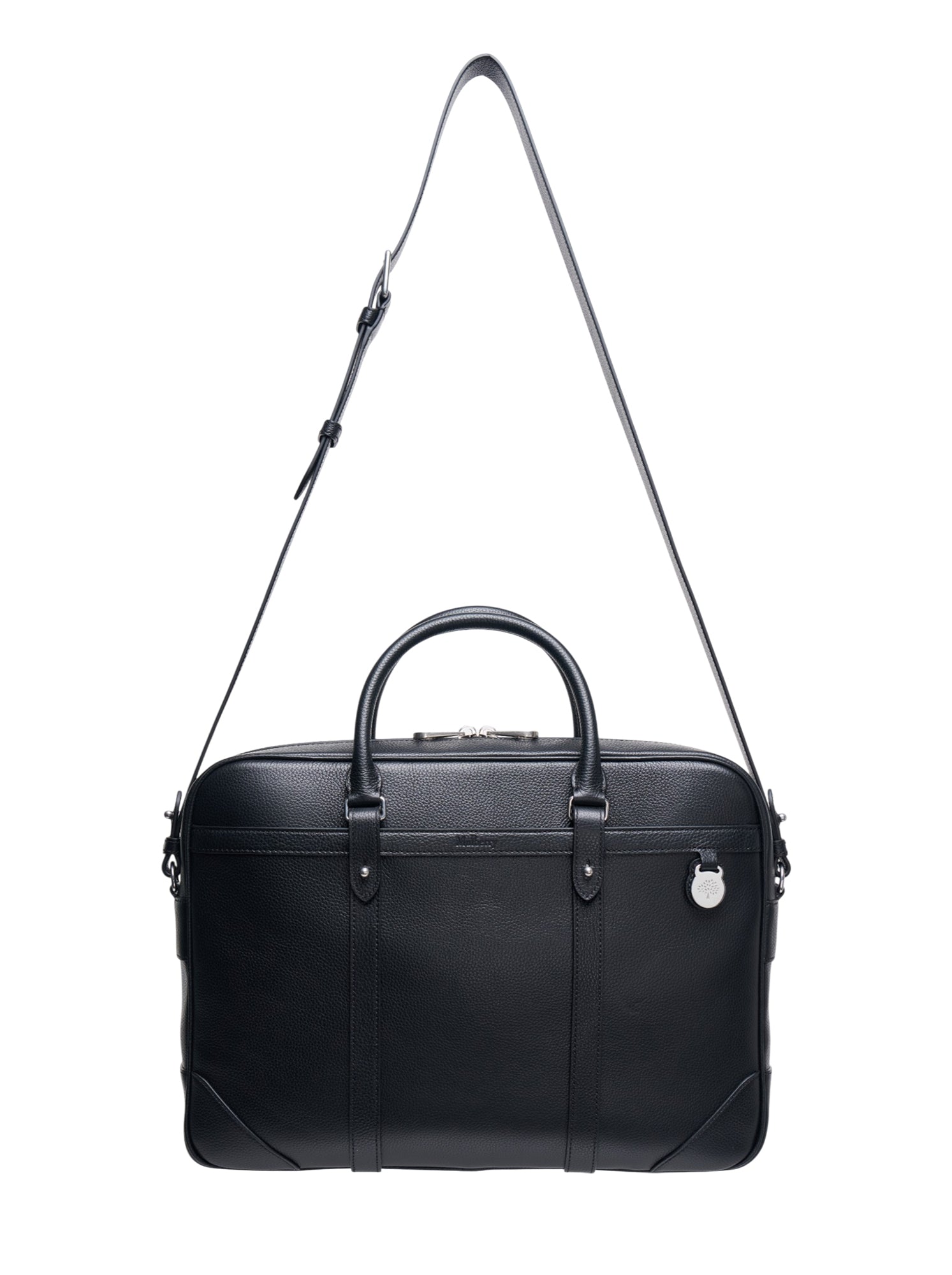 MULBERRY 헤리티지 브리프케이스 블랙 스몰 클래식 그레인