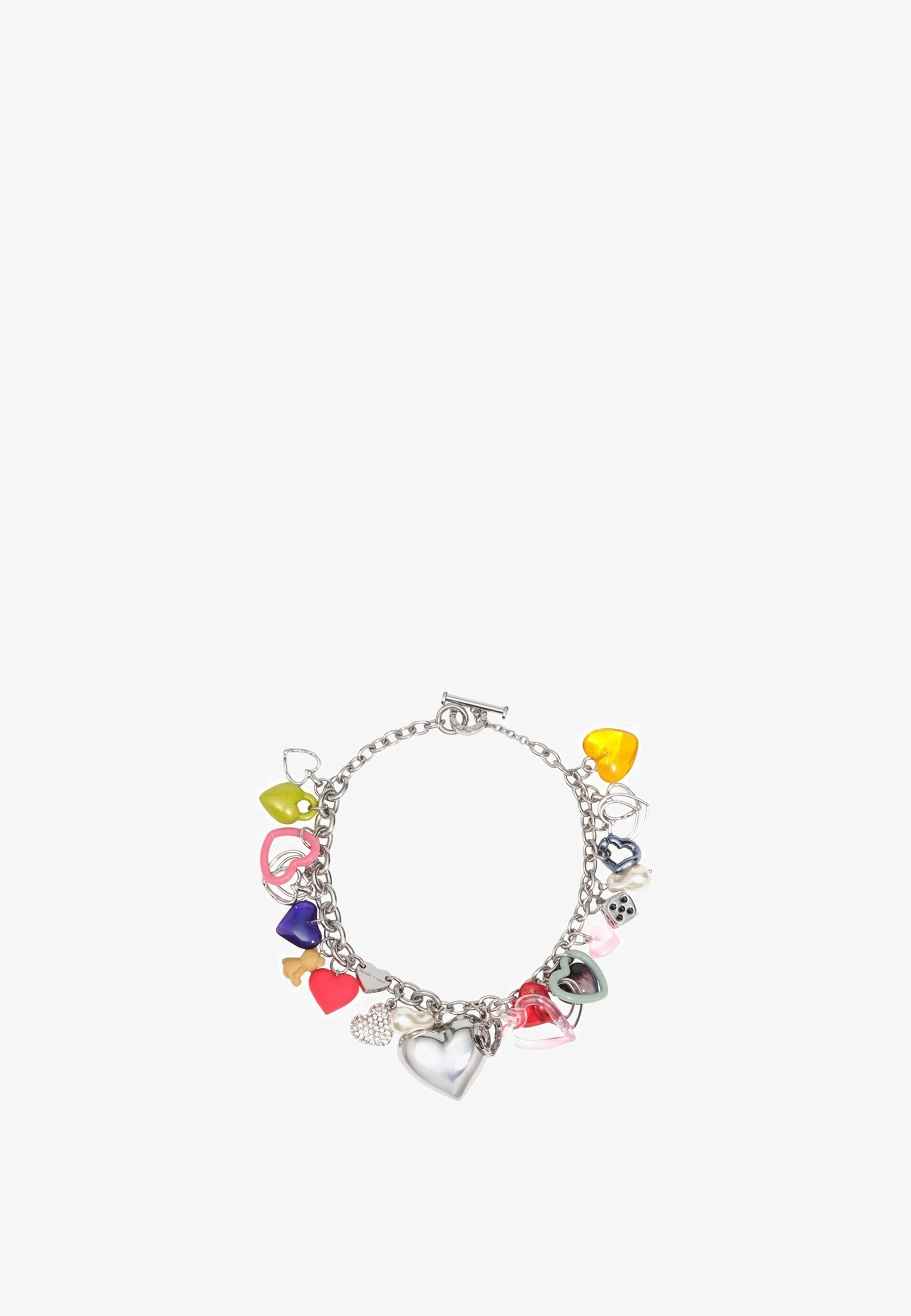 Bimba Y Lola 카라 멀티참 하트 목걸이