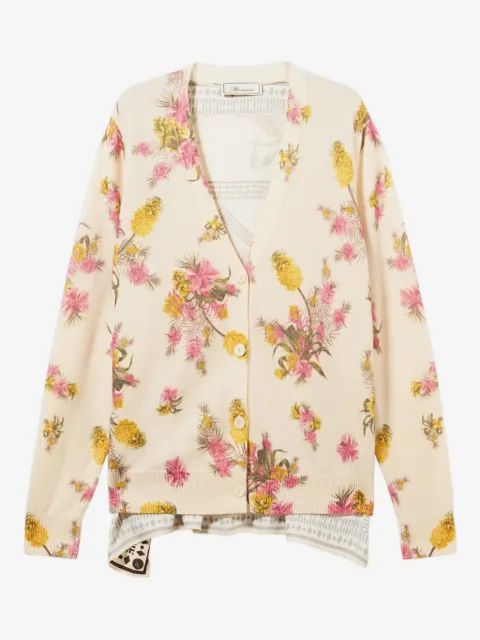 Blumarine 플로랄 프린트 가디건