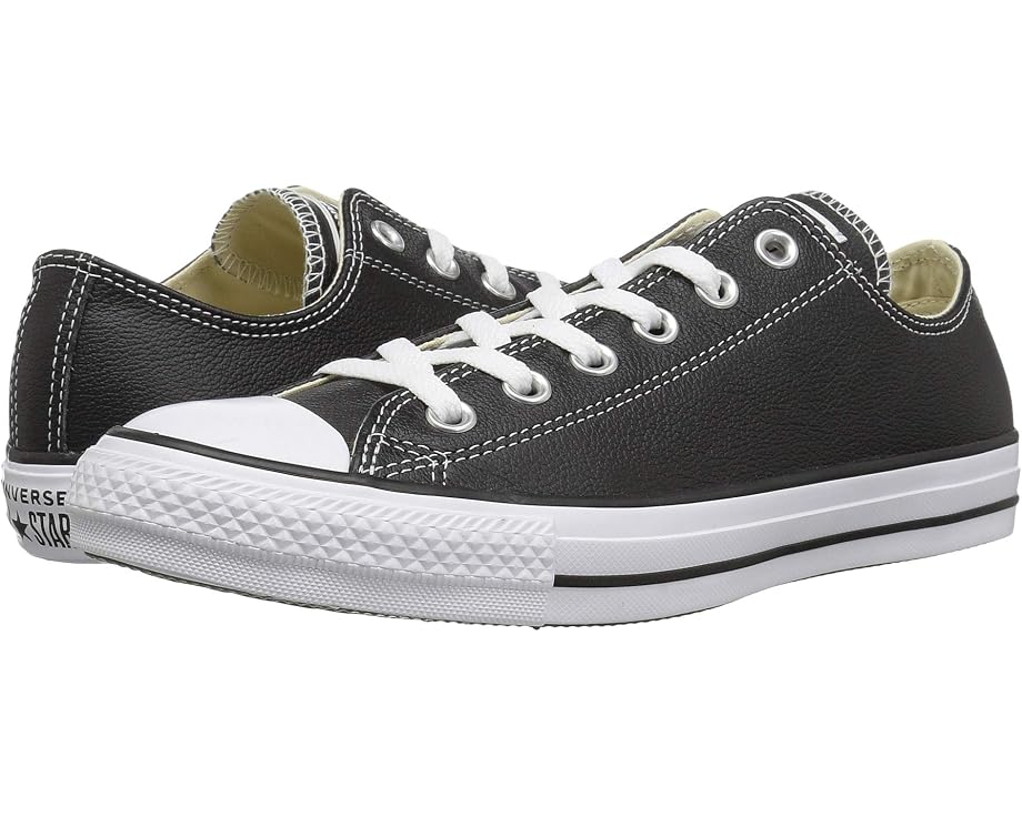 CONVERSE 척 테일러 올 스타 레더 로우탑 스니커즈