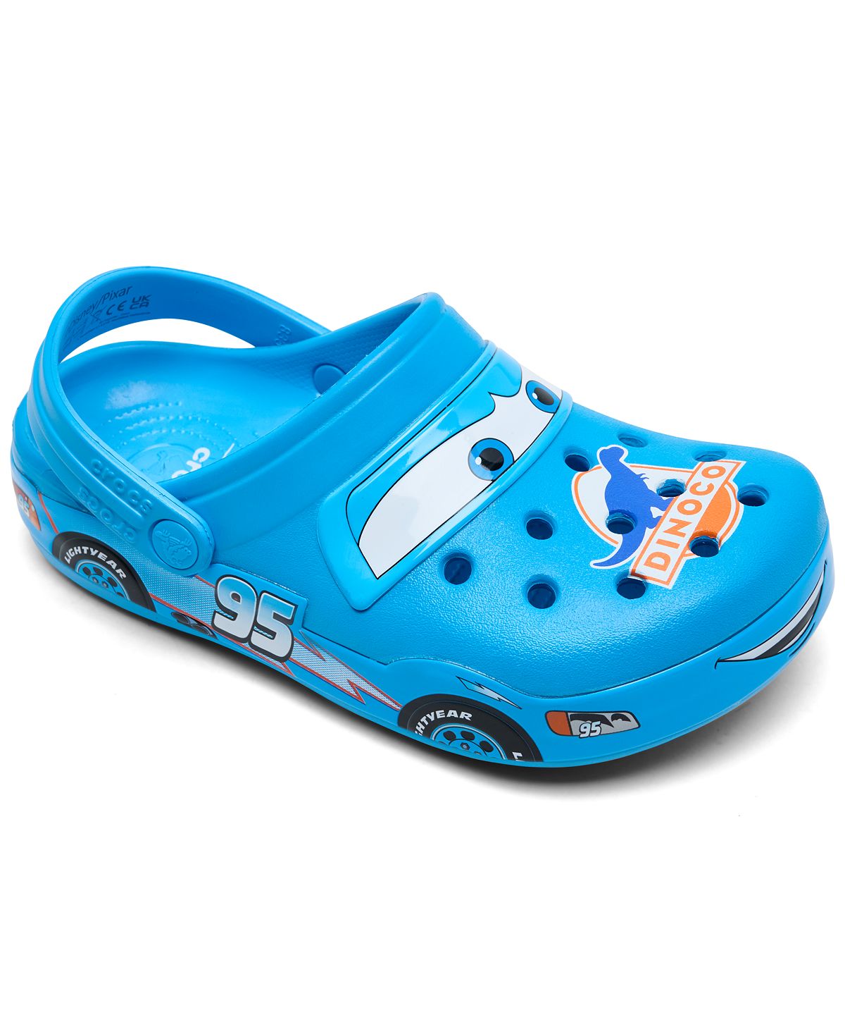 Crocs 리틀 보이즈 다이노코 라이트닝 맥퀸 클로그