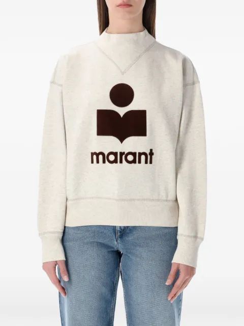 ISABEL MARANT ETOILE 로고 크루 넥