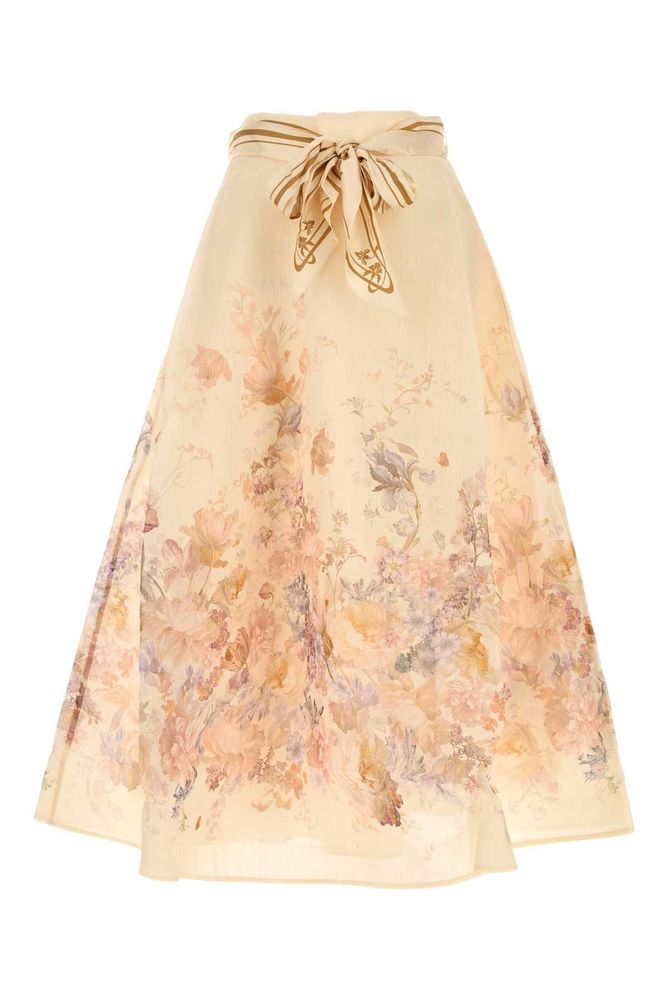 ZIMMERMANN 어센트 서클 미디 스커트