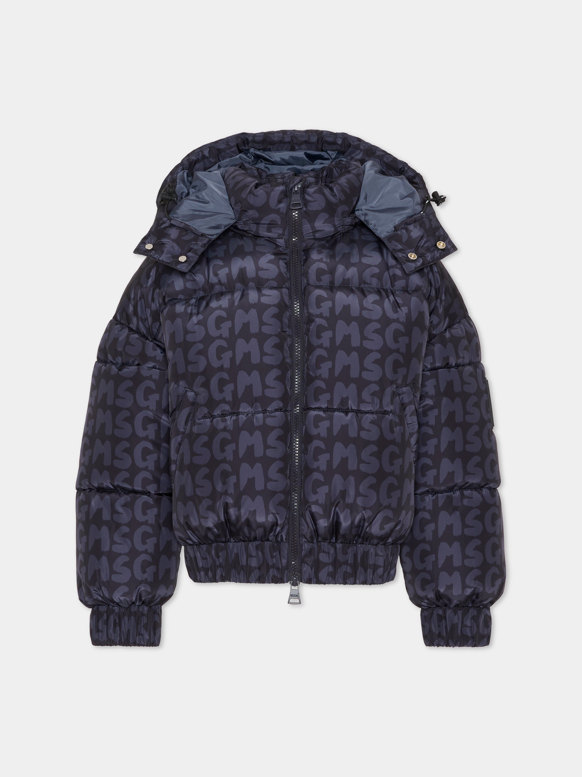 MSGM Kids 키즈 로고 다운 자켓