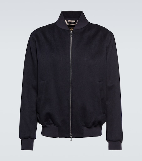 LOROPIANA 아이비 캐시미어 보머 자켓