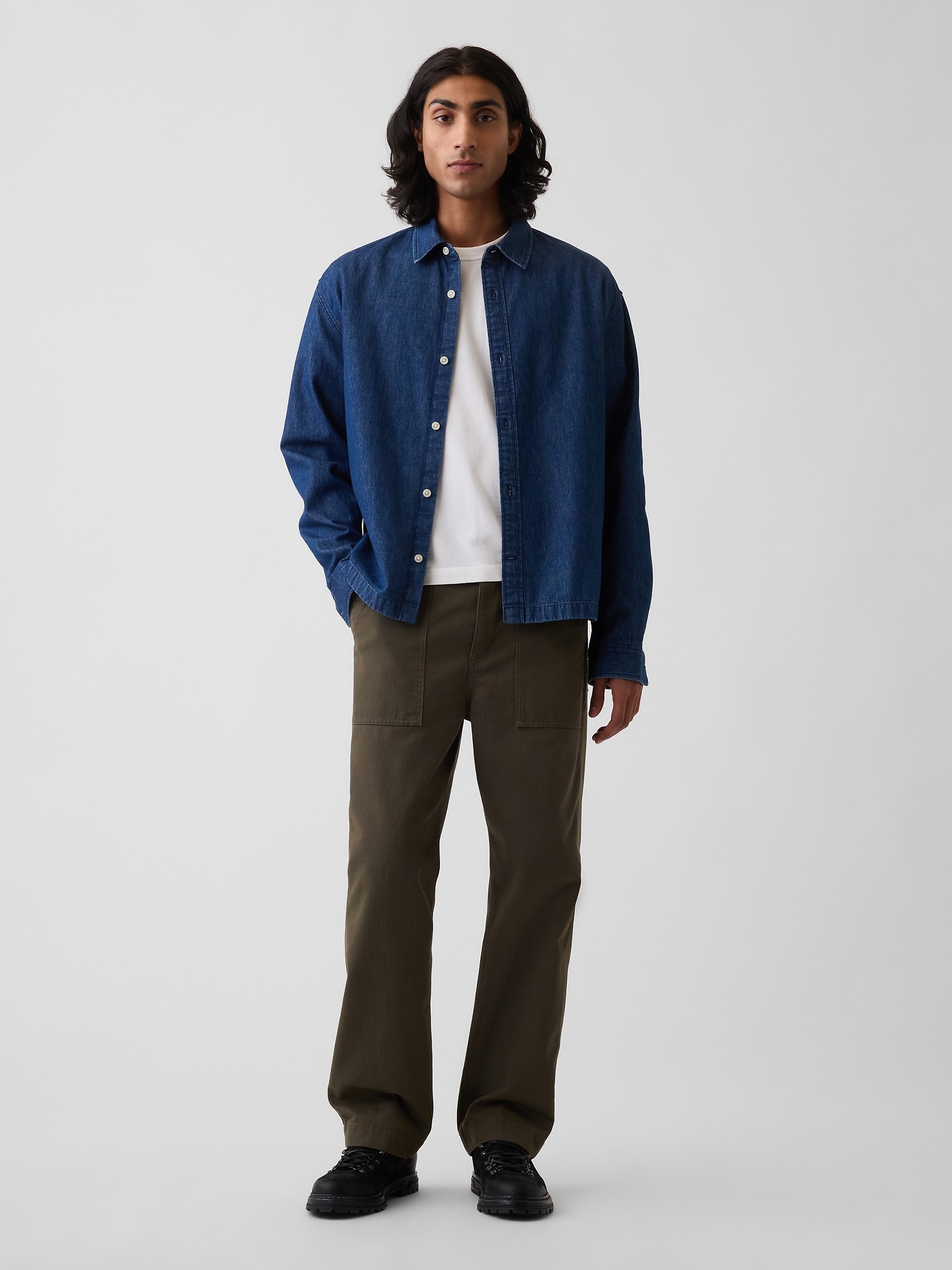 GAP 헤링본 '90s 루즈 팬츠